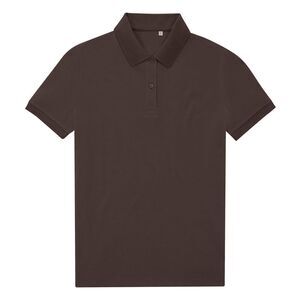 B&C Womens/Ladies My Eco Polo Shirt / Roasted Coffee